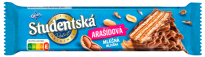 ARAŠÍDOVÁ OBLÁTKA V MLIEČNEJ ČOKOLÁDE