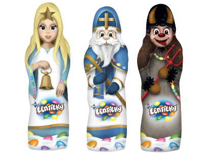 LENTILKY Mikuláš, Čert a Anděl 52 g