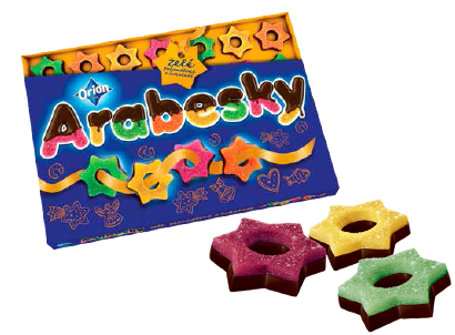 ORION Arabesky želé polomáčené 400 g
