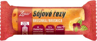 Sójové řezy brusinka