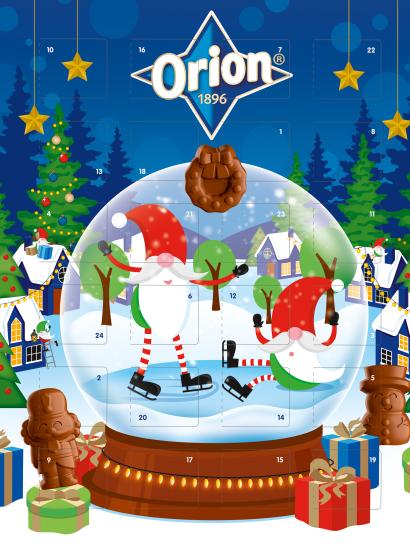 ORION Adventní kalendář mléčný 85 g