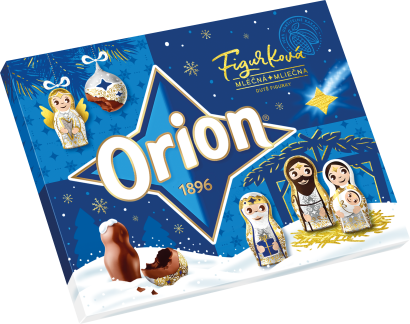 ORION Vánoční kolekce mléčná figurková 348 g