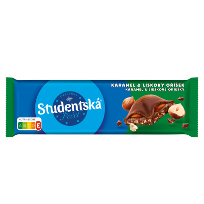 Studentská pečeť lískoořísková s karamelem