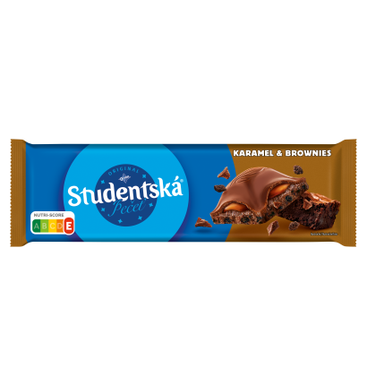 Studentská pečeť caramel & brownies 240g