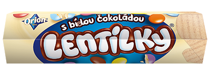 Lentilky bílé