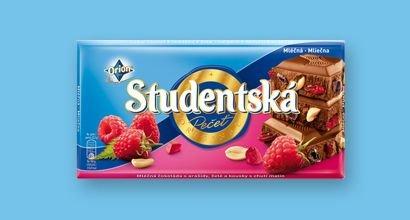 Mléčná s malinami